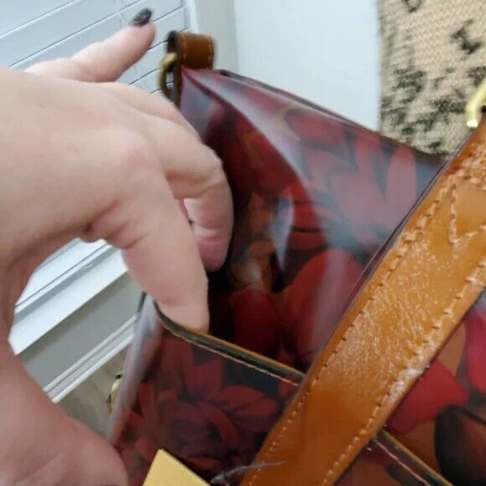 Patricia Nash Carducci English Rustic Mums tote satchel handbag NEW!!!! - Picture 10 of 12